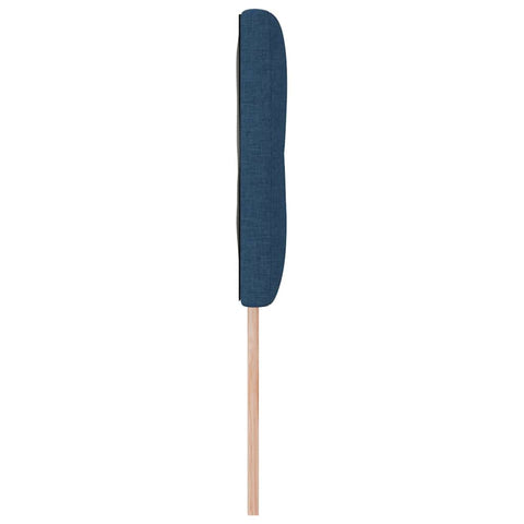 vidaXL Headboard Height Adjustable with Headboard Blue 160 cm Fabric
