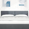 vidaXL Headboard Wall-mounted with Headboard Dark grey 160 cm Velvet