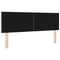 vidaXL Headboard Wall-mounted with Headboard Dark grey 160 cm Velvet