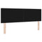 vidaXL Headboard Wall-mounted with Headboard Black 160 cm Velvet