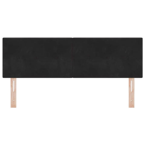 vidaXL Headboard Wall-mounted with Headboard Black 160 cm Velvet