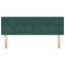 vidaXL Headboard Wall-mounted with Headboard Dark green 160 cm Velvet