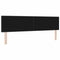 vidaXL Headboard Height Adjustable Manual Dark grey 180 cm Fabric