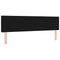 vidaXL Headboard Height Adjustable with Headboard Black 180 cm Fabric