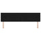 vidaXL Headboard Height Adjustable with Headboard Black 180 cm Fabric