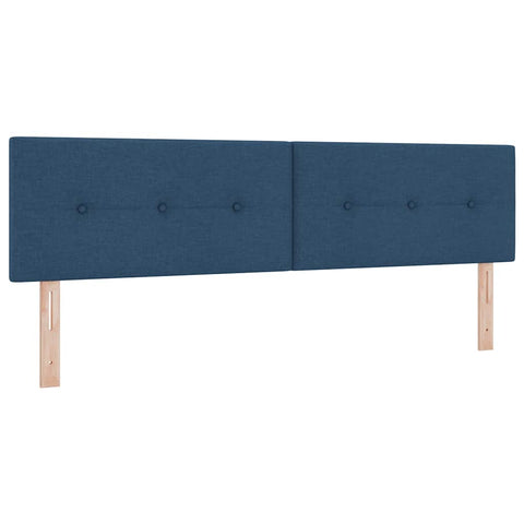 vidaXL Headboard Height Adjustable with Headboard Blue 180 cm Fabric