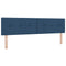vidaXL Headboard Height Adjustable with Headboard Blue 180 cm Fabric
