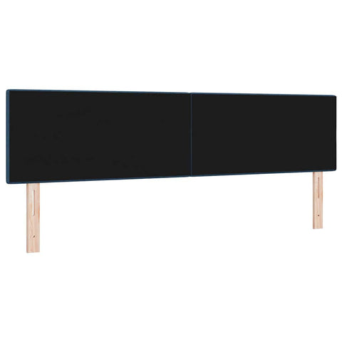 vidaXL Headboard Height Adjustable with Headboard Blue 180 cm Fabric
