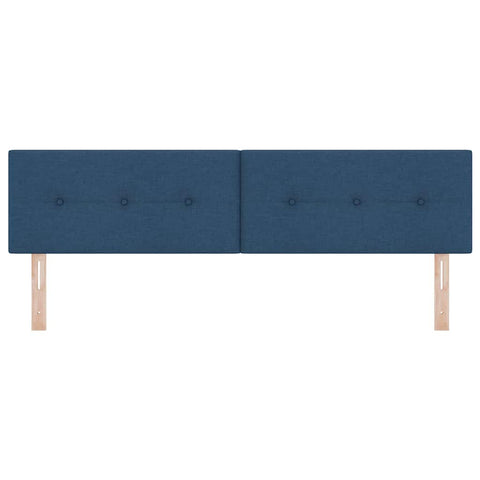 vidaXL Headboard Height Adjustable with Headboard Blue 180 cm Fabric