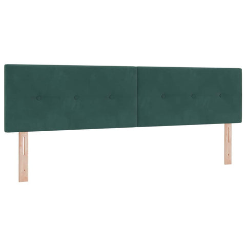 vidaXL Headboard Wall-mounted with Headboard Dark green 180 cm Velvet