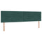 vidaXL Headboard Wall-mounted with Headboard Dark green 180 cm Velvet