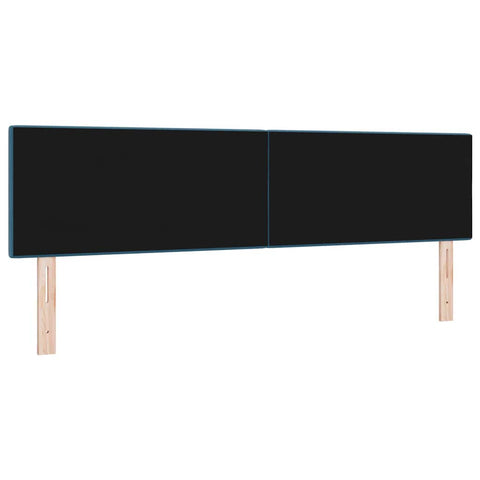 vidaXL Headboard Wall-mounted with Headboard Dark blue 180 cm Velvet