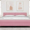 vidaXL Headboard Wall-mounted with Headboard Manual Pink 180 cm Velvet