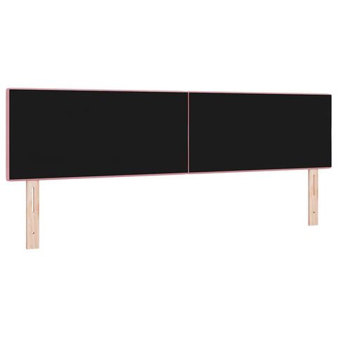 vidaXL Headboard Wall-mounted with Headboard Manual Pink 180 cm Velvet