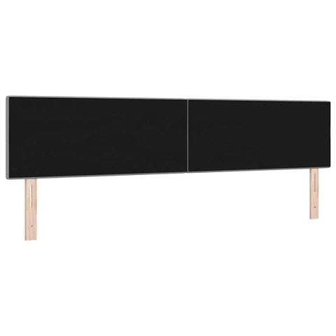 vidaXL Headboard Height Adjustable Manual Light grey 200 cm Fabric
