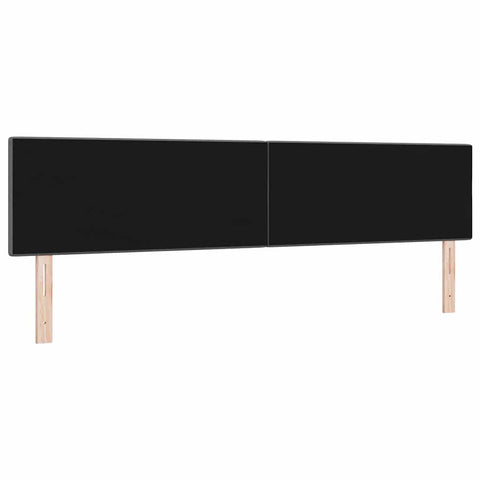 vidaXL Headboard Height Adjustable Manual Dark grey 200 cm Fabric