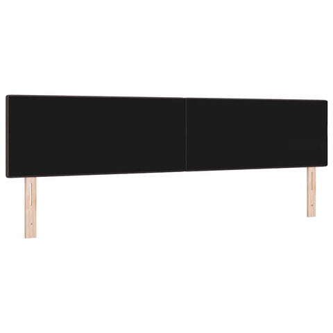 vidaXL Headboard Height Adjustable Manual Dark brown 200 cm Fabric