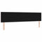 vidaXL Headboard Height Adjustable Manual Dark brown 200 cm Fabric