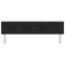 vidaXL Headboard Wall-mounted with Headboard Black 200 cm Velvet