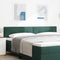 vidaXL Headboard Wall-mounted with Headboard Dark green 200 cm Velvet