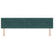 vidaXL Headboard Wall-mounted with Headboard Dark green 200 cm Velvet