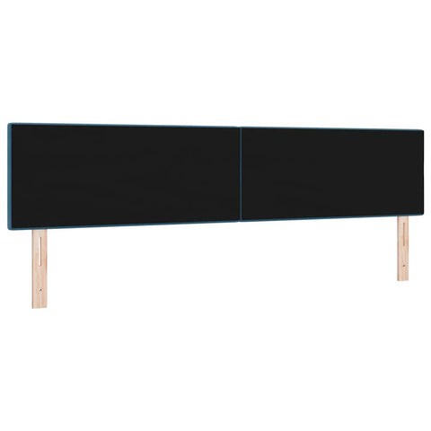 vidaXL Headboard Wall-mounted with Headboard Dark blue 200 cm Velvet