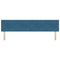 vidaXL Headboard Wall-mounted with Headboard Dark blue 200 cm Velvet