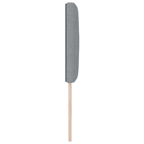 vidaXL Fabric Headboard Geometric Manual Light grey 80 cm Fabric