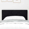 vidaXL Fabric Headboard Geometric with Headboard Black 80 cm Fabric
