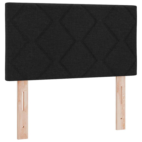 vidaXL Fabric Headboard Geometric with Headboard Black 80 cm Fabric