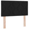 vidaXL Fabric Headboard Geometric with Headboard Black 80 cm Fabric