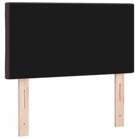 vidaXL Fabric Headboard Geometric Manual Dark brown 80 cm Fabric