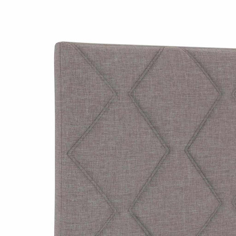 vidaXL Fabric Headboard Geometric with Headboard Taupe 80 cm Fabric