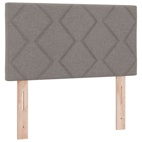 vidaXL Fabric Headboard Geometric with Headboard Taupe 80 cm Fabric