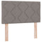 vidaXL Fabric Headboard Geometric with Headboard Taupe 80 cm Fabric