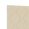 vidaXL Fabric Headboard Geometric with Headboard Cream 80 cm Fabric