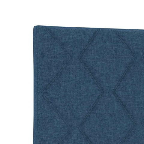 vidaXL Fabric Headboard Geometric with Headboard Blue 80 cm Fabric