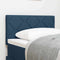 vidaXL Fabric Headboard Geometric with Headboard Blue 80 cm Fabric
