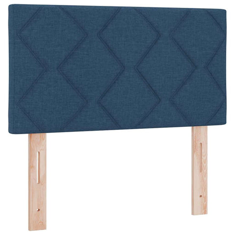vidaXL Fabric Headboard Geometric with Headboard Blue 80 cm Fabric