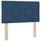 vidaXL Fabric Headboard Geometric with Headboard Blue 80 cm Fabric