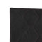 vidaXL Headboard Wall-mounted Geometric Manual Black 80 cm Velvet