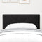 vidaXL Headboard Wall-mounted Geometric Manual Black 80 cm Velvet
