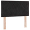 vidaXL Headboard Wall-mounted Geometric Manual Black 80 cm Velvet