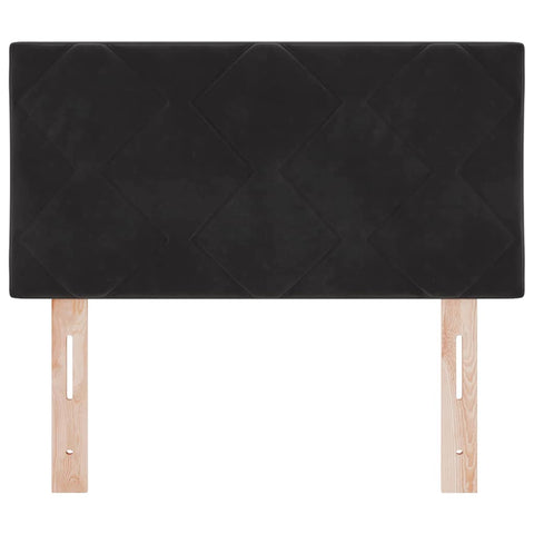 vidaXL Headboard Wall-mounted Geometric Manual Black 80 cm Velvet
