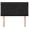 vidaXL Headboard Wall-mounted Geometric Manual Black 80 cm Velvet