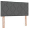 vidaXL Fabric Headboard Geometric Manual Dark Grey 90 cm Fabric