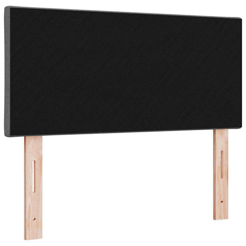 vidaXL Fabric Headboard Geometric Manual Dark Grey 90 cm Fabric
