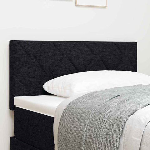 vidaXL Fabric Headboard Geometric with Headboard Black 90 cm Fabric