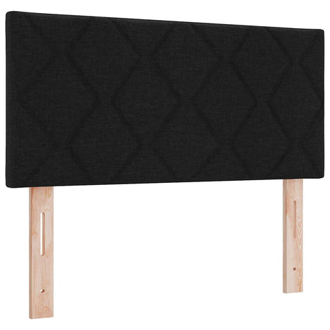 vidaXL Fabric Headboard Geometric with Headboard Black 90 cm Fabric