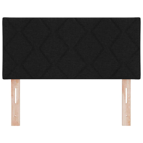 vidaXL Fabric Headboard Geometric with Headboard Black 90 cm Fabric